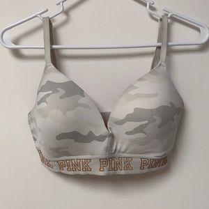 PINK lightly lined bra